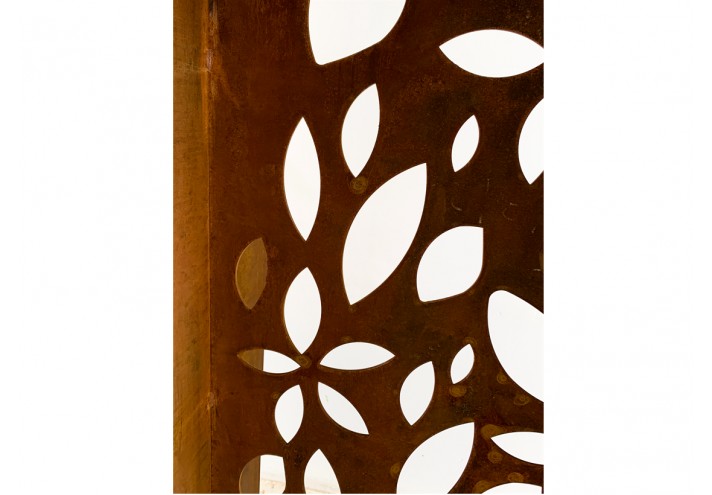 Corten-Möbel-Einrichtung-hergestellt-in-Italien-Stahlmöbel-HANAMI | Totem aus Corten
