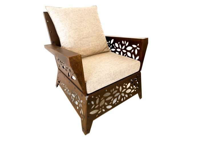 Design-furniture-Italy-Corten-design-Design-made-in-Italy-Italian-design-store-HANAMI | Corten armchair