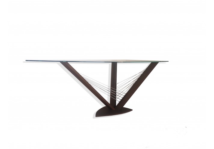 Corten-Möbel-Einrichtung-hergestellt-in-Italien-Stahlmöbel-SAIL | Schreibtisch aus Corten