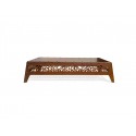 Arredamento-in-acciaio-Stile-industriale-Arredamento-in-corten-Arredamento made-in-Italy-HANAMI | Tavolino in corten