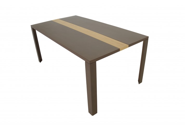 Meubles-design-en-acier-corten-Style-industriel-Acier-corten-intérieur-Intérieur-moderne-LINEAR | Table en corten