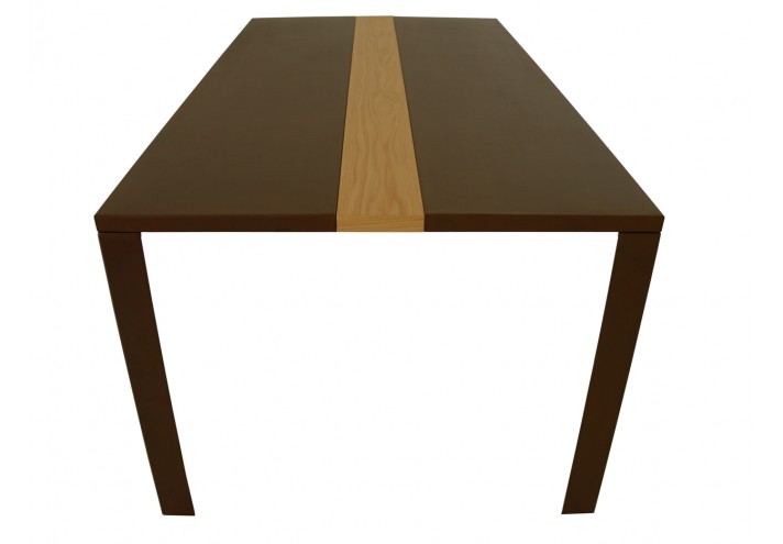 Meubles-design-en-acier-corten-Style-industriel-Acier-corten-intérieur-Intérieur-moderne-LINEAR | Table en corten