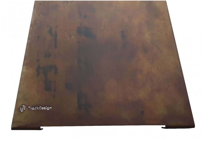 Corten-Möbel-Einrichtung-hergestellt-in-Italien-Stahlmöbel-CUT | Bank aus Corten