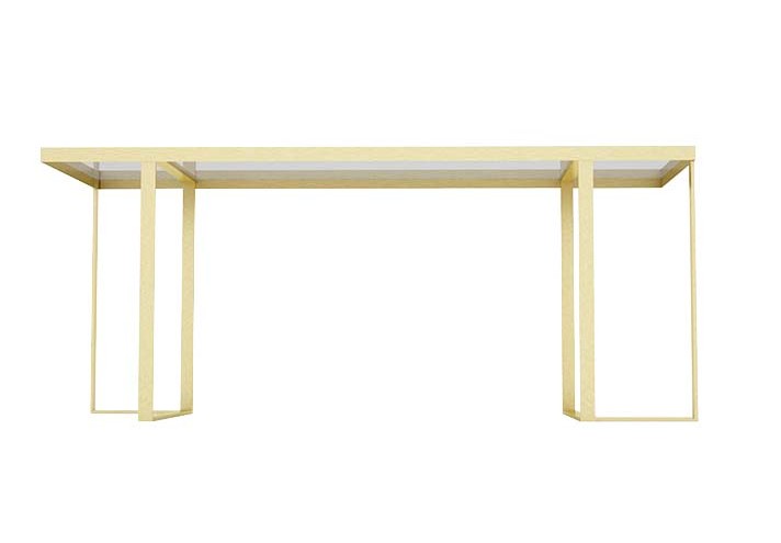 Design-furniture-Italy-Corten-design-Design-made-in-Italy-Italian-design-store-JACKIE| Brass and glass table
