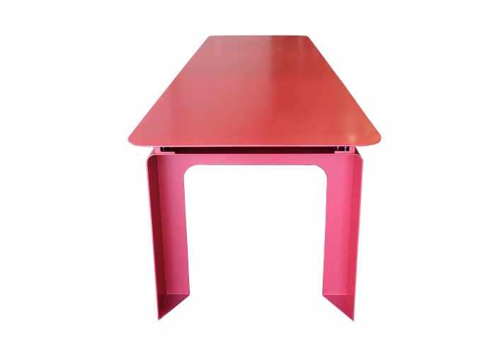 Meubles-design-en-acier-corten-Style-industriel-Acier-corten-intérieur-Intérieur-moderne-GANIMEDE | Table en acier