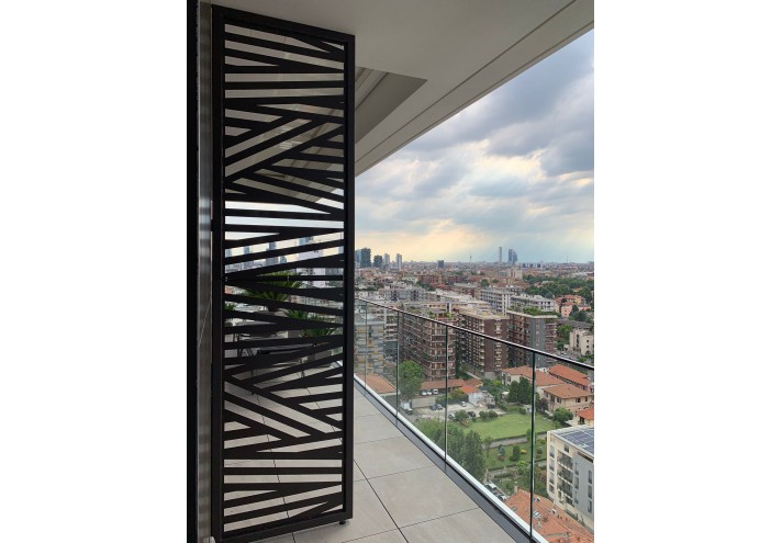 Meubles-design-en-acier-corten-Style-industriel-Acier-corten-intérieur-Intérieur-moderne-Argyre | Panneau de séparation