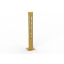 Arredamento-in-acciaio-Stile-industriale-Arredamento-in-corten-Arredamento made-in-Italy-KEHOPS | Paletto in Acciaio