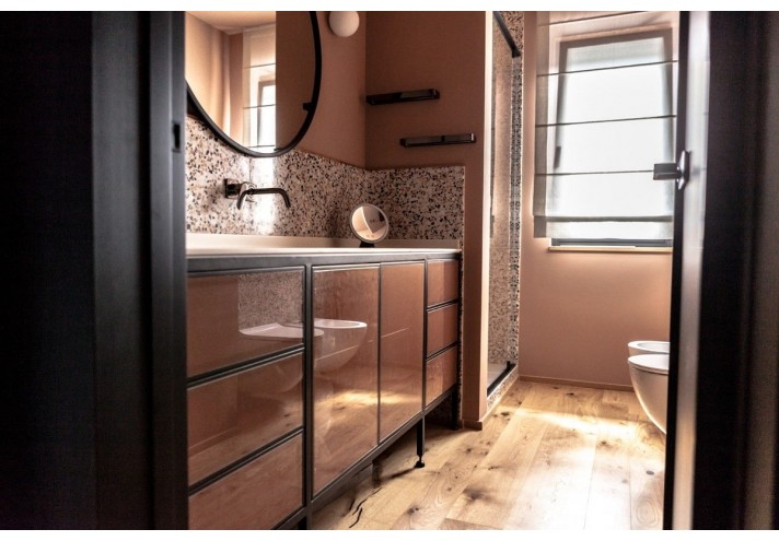 Meubles-design-en-acier-corten-Style-industriel-Acier-corten-intérieur-Intérieur-moderne-FUSION | Buffet de salle de bain