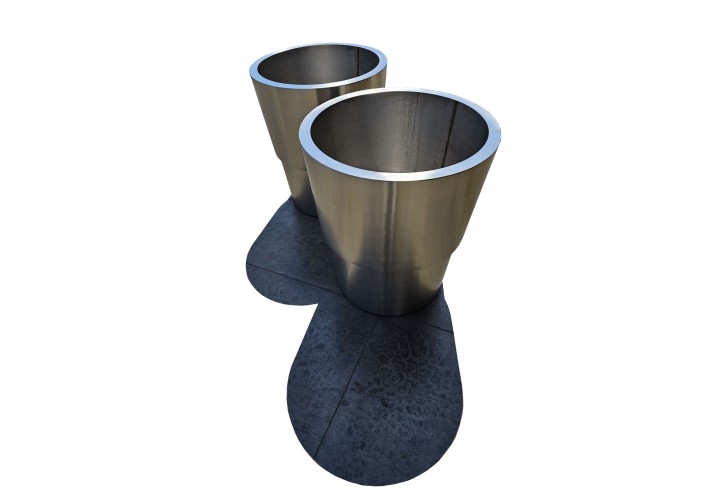 Design-furniture-Italy-Corten-design-Design-made-in-Italy-Italian-design-store-Henna | Steel planter