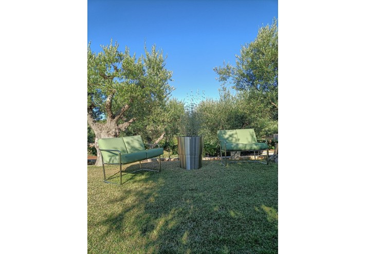 Corten-Möbel-Einrichtung-hergestellt-in-Italien-Stahlmöbel-Henna | Pflanzgefäß aus Stahl