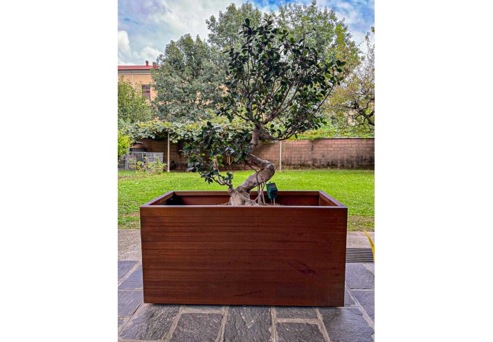 Arredamento-in-acciaio-Stile-industriale-Arredamento-in-corten-Arredamento made-in-Italy-LINE | Fioriera in Corten