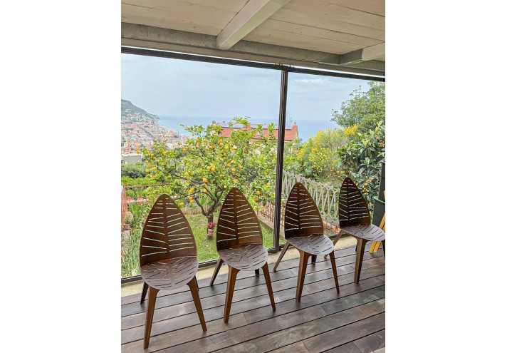 Arredamento-in-acciaio-Stile-industriale-Arredamento-in-corten-Arredamento made-in-Italy-LILA | Sedia in corten