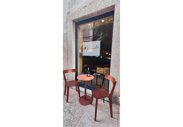 Arredamento-in-acciaio-Stile-industriale-Arredamento-in-corten-Arredamento made-in-Italy-ZINNIA | Sedia in corten