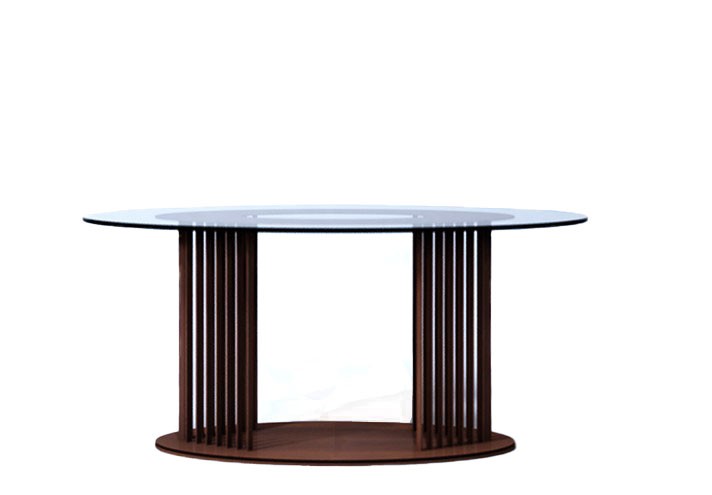 Corten-Möbel-Einrichtung-hergestellt-in-Italien-Stahlmöbel-OVOV | Couchtisch aus Corten
