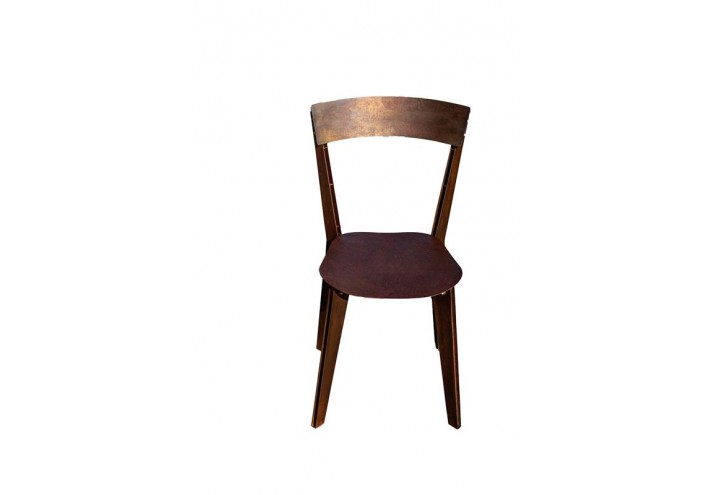 Arredamento-in-acciaio-Stile-industriale-Arredamento-in-corten-Arredamento made-in-Italy-ZINNIA | Sedia in corten