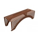 Meubles-design-en-acier-corten-Style-industriel-Acier-corten-intérieur-Intérieur-moderne-CUT 002 | Banc en corten