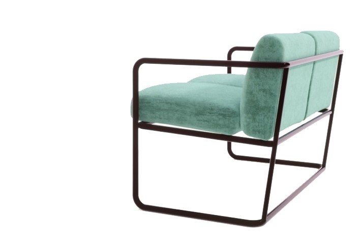 Arredamento-in-acciaio-Stile-industriale-Arredamento-in-corten-Arredamento made-in-Italy-TERES | Divano in acciaio