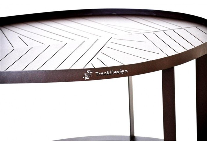 Arredamento-in-acciaio-Stile-industriale-Arredamento-in-corten-Arredamento made-in-Italy-LILA | Tavolino in corten