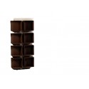 Meubles-design-en-acier-corten-Style-industriel-Acier-corten-intérieur-Intérieur-moderne-MODULO gauche | Bibliothèque en corten