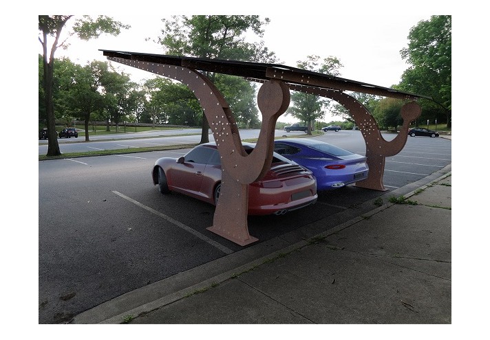 Corten-Möbel-Einrichtung-hergestellt-in-Italien-Stahlmöbel-SEQUOR | Photovoltaik-Überdachungen