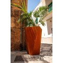 Meubles-design-en-acier-corten-Style-industriel-Acier-corten-intérieur-Intérieur-moderne-SYKE | Jardinière en acier Corten