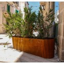 Design-furniture-Italy-Corten-design-Design-made-in-Italy-Italian-design-store-KRANEIA | Corten Planter