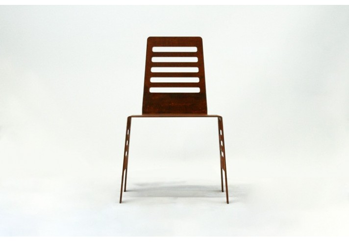 Design-furniture-Italy-Corten-design-Design-made-in-Italy-Italian-design-store-CUT | Corten chair