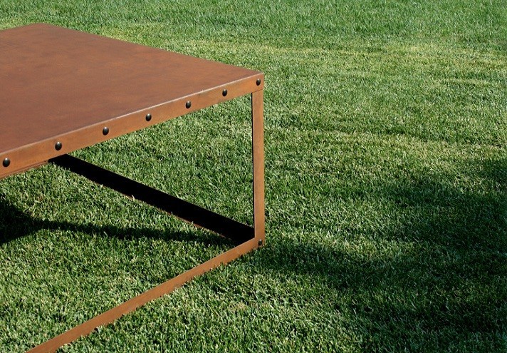 Design-furniture-Italy-Corten-design-Design-made-in-Italy-Italian-design-store-CUBE | Corten coffee table