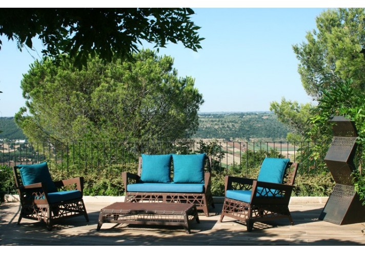 Arredamento-in-acciaio-Stile-industriale-Arredamento-in-corten-Arredamento made-in-Italy-MIKADO | Tavolino in corten