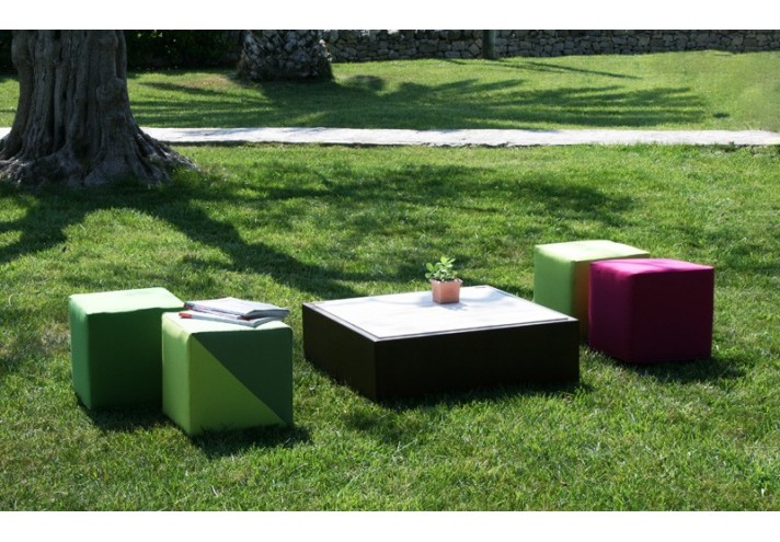 Meubles-design-en-acier-corten-Style-industriel-Acier-corten-intérieur-Intérieur-moderne-OPLA' | Pouf et table basse en acier...