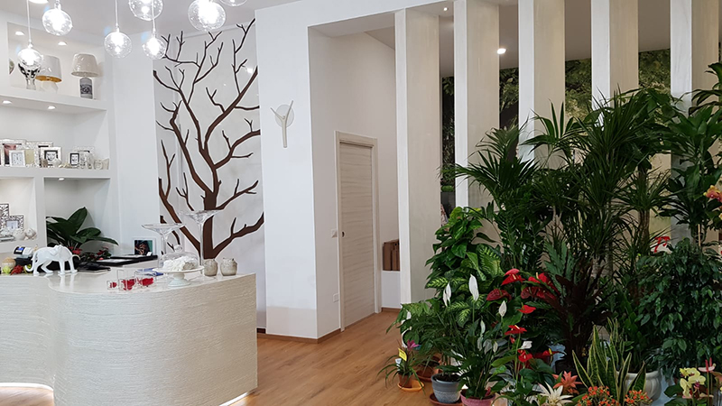 Albero separè in corten - finitura cerata