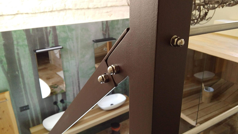 Corten steel staircase