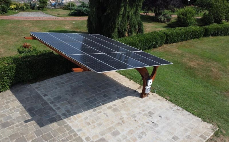 Pensilina Trackdesign Corten