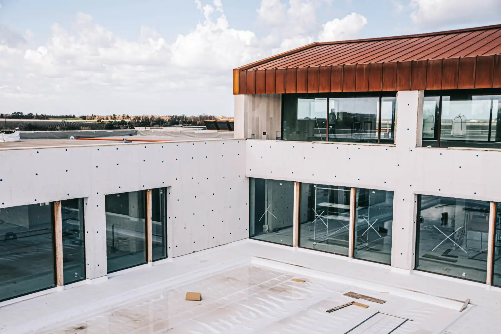 Progetti contract TrackID in acciaio Corten