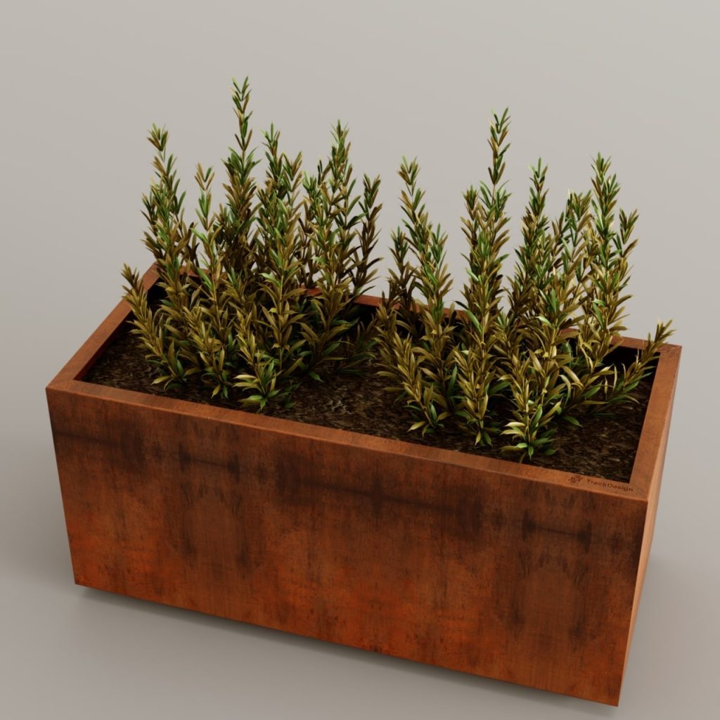 LINE | Fioriera in Corten — foto 2