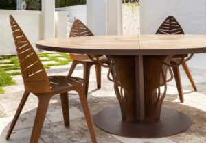 INTRECCIO | Tavolo in corten