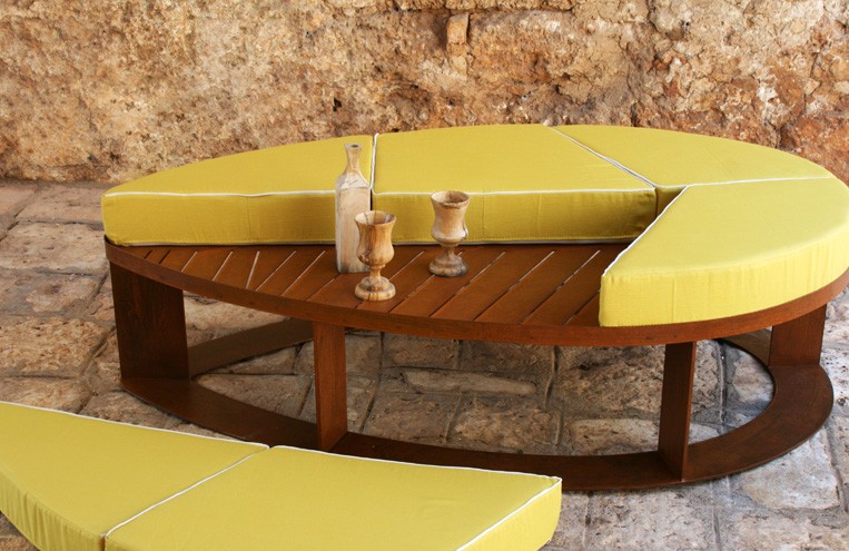 LILA | Pouf in corten