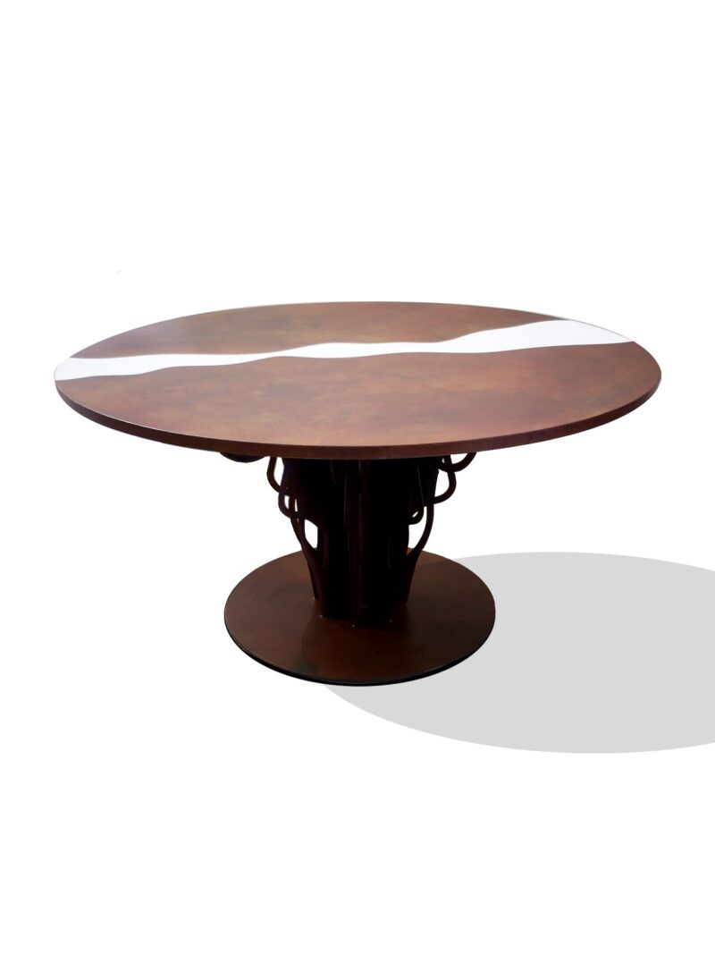 Hydro | Tavolo in corten e resina