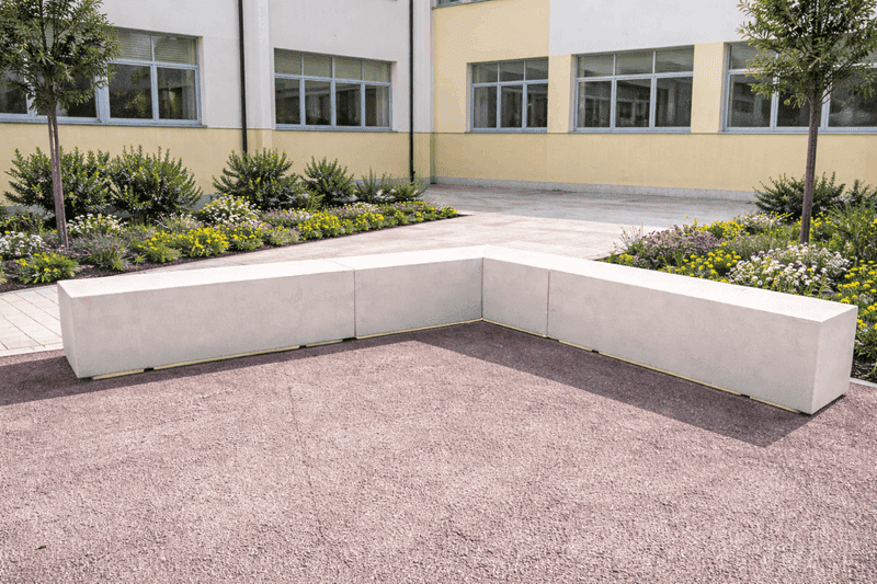 Arredo Urbano — Polignano a Mare — Panchina monoblocco in cemento