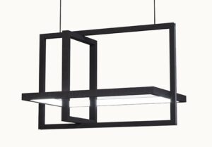XYZ | Lampadario in acciaio