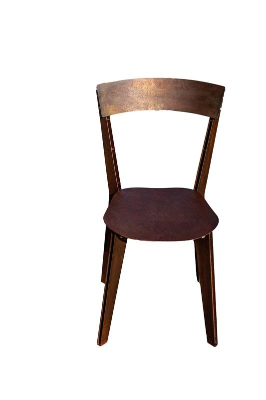 ZINNIA | Sedia in corten