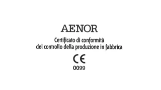 Certificazione AENOR