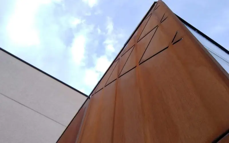 rivestimento in corten TrackDesign